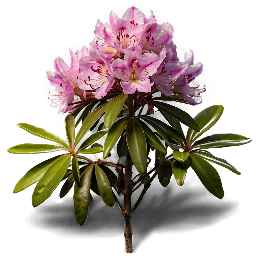 Rhododendron Flower Bush Png Unk PNG Image