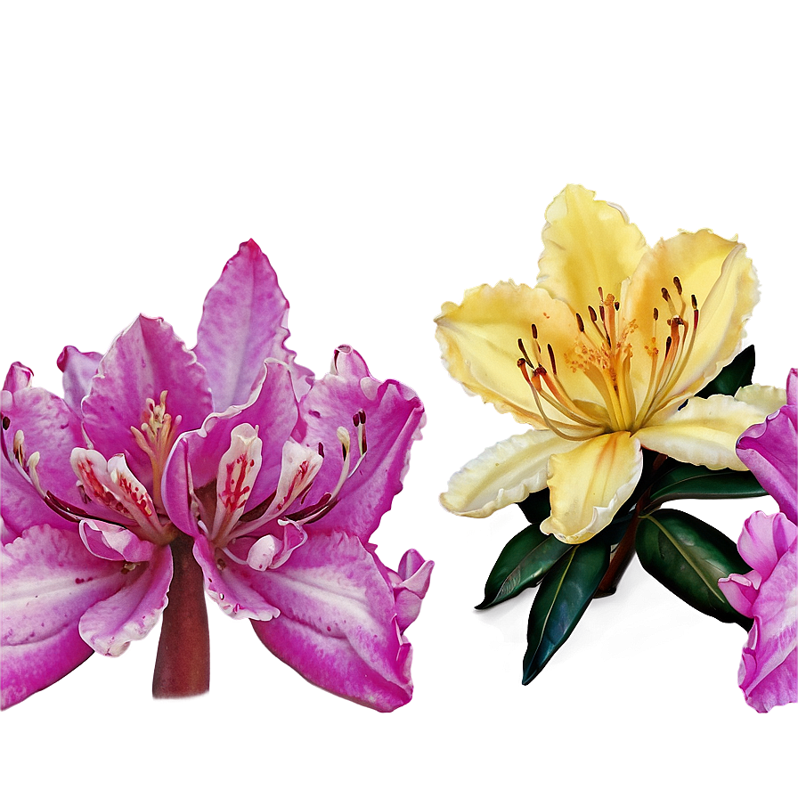 Rhododendron Pattern Png 06282024 PNG Image