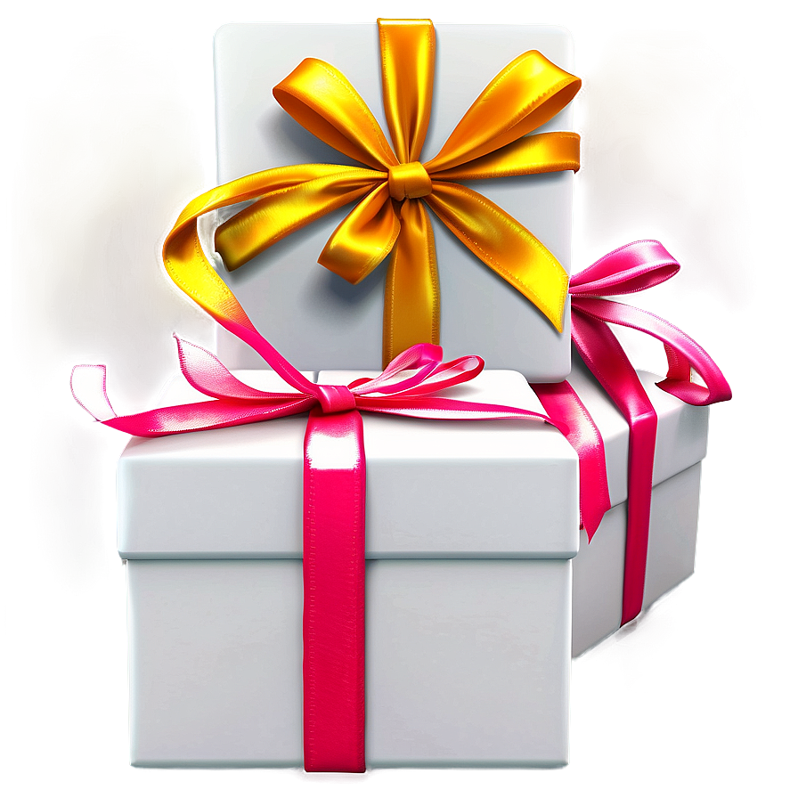 Ribbon Tied Gift Boxes Png Mnl49 PNG Image