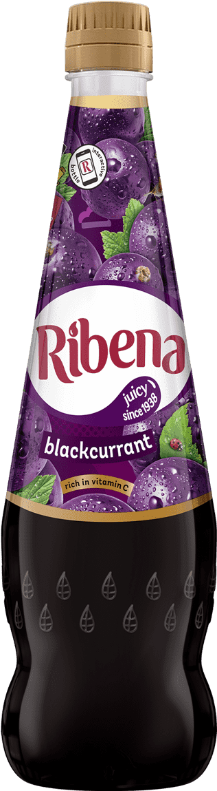 Ribena Blackcurrant Juice Bottle PNG Image