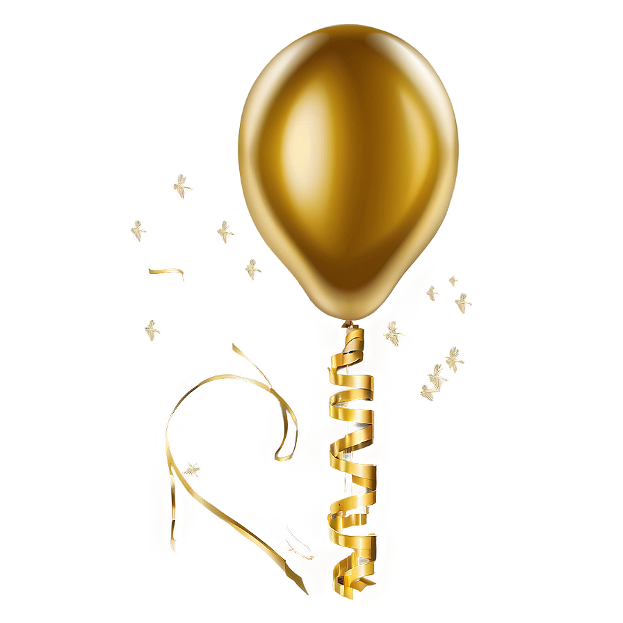 Rich Gold Balloons Png Dsx7 PNG Image