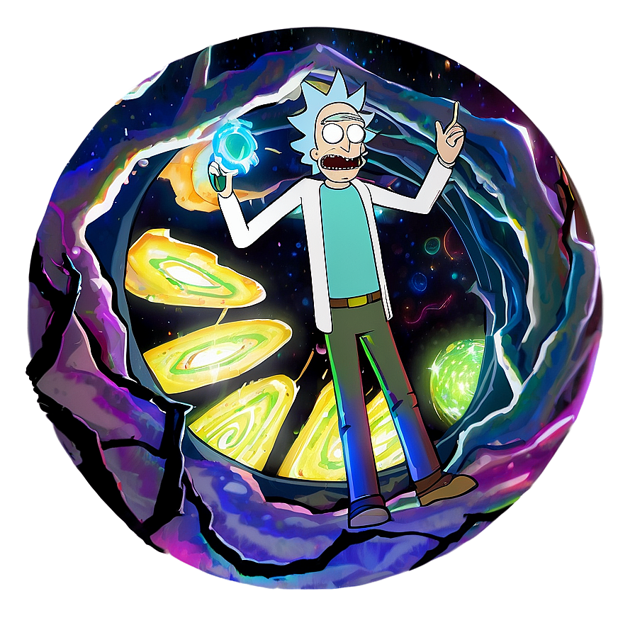 Rick And Morty Portal B PNG Image