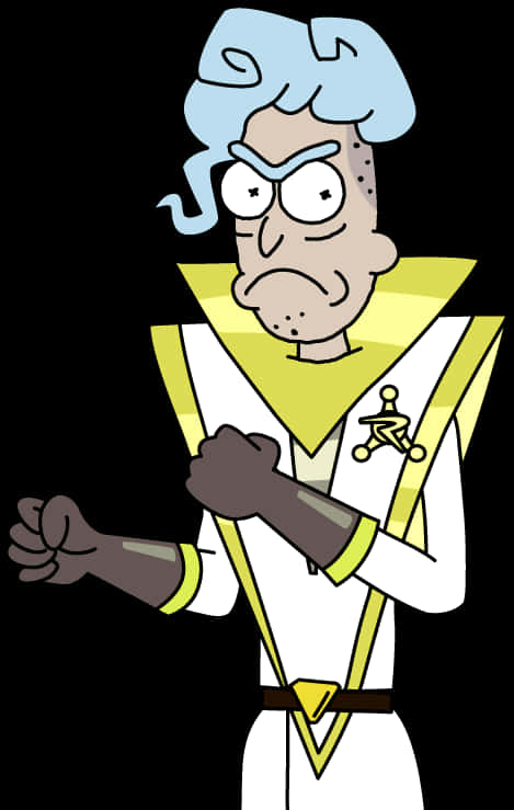 Rick_ Sanchez_ Space_ Suit_ Illustration.png PNG Image