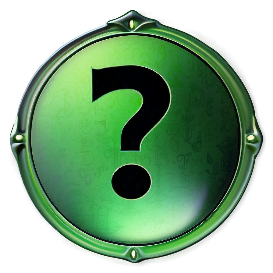 Riddler Question Mark Badge Png Qsk PNG Image