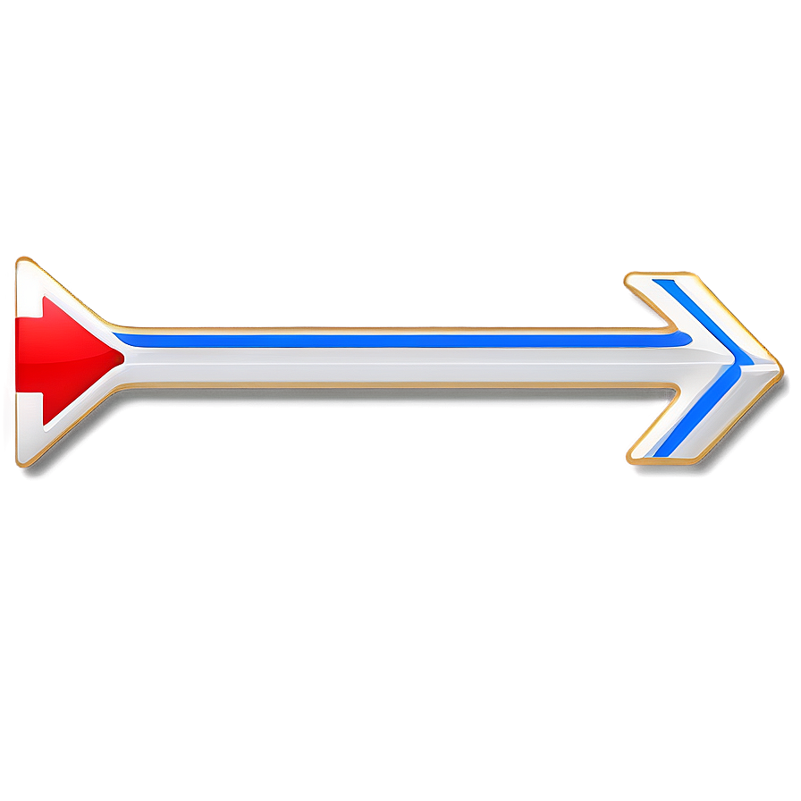 Rightward Leap Arrow Png Ikh PNG Image