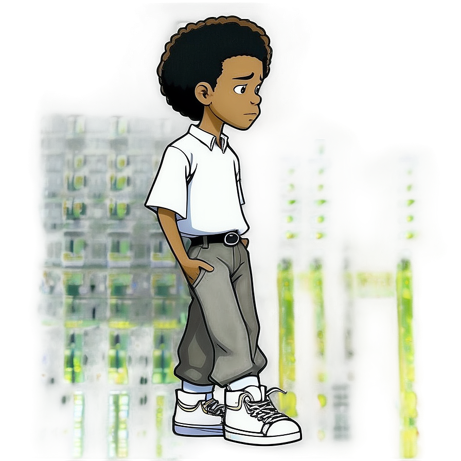 Riley Freeman Boondocks Cool Pose Png 06252024 PNG Image