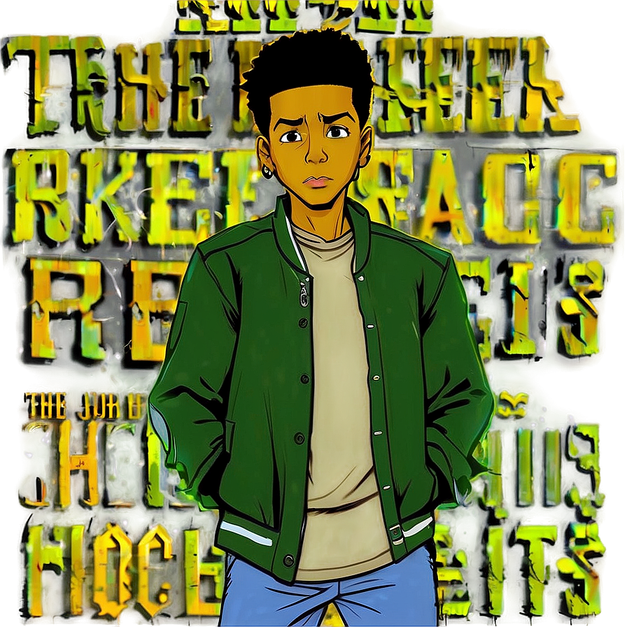 Riley Freeman Character Design Boondocks Png 99 PNG Image