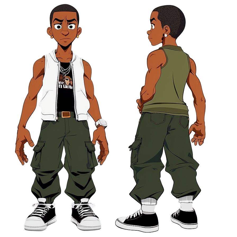 Riley Freeman Character Design PNG Image