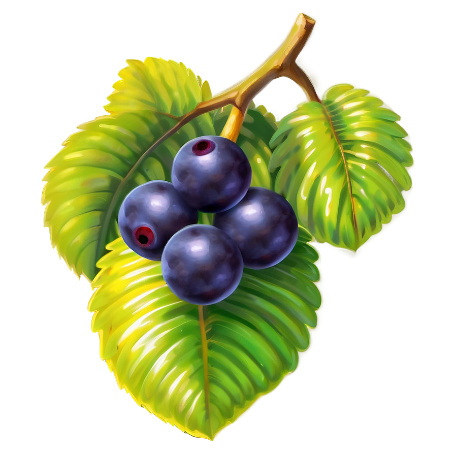 Ripe Acai Clusters Png 59 PNG Image