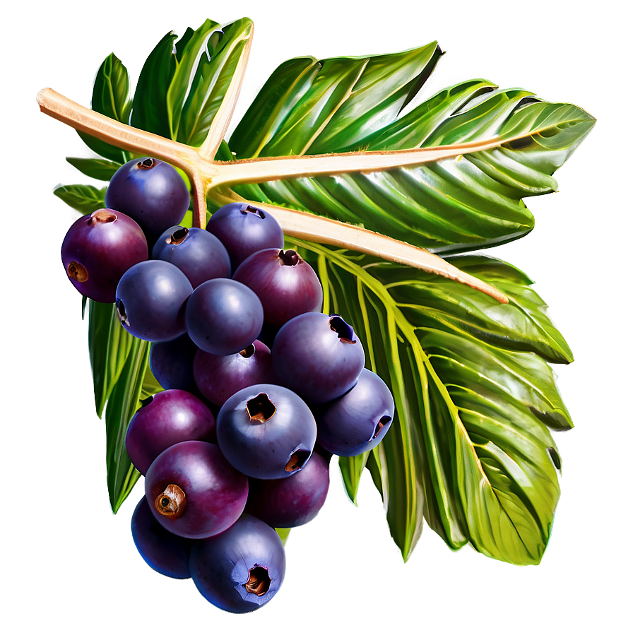 Ripe Acai Clusters Png Qwu43 PNG Image