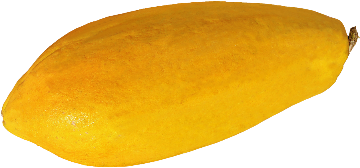 Ripe Mango Isolatedon Blue Background PNG Image