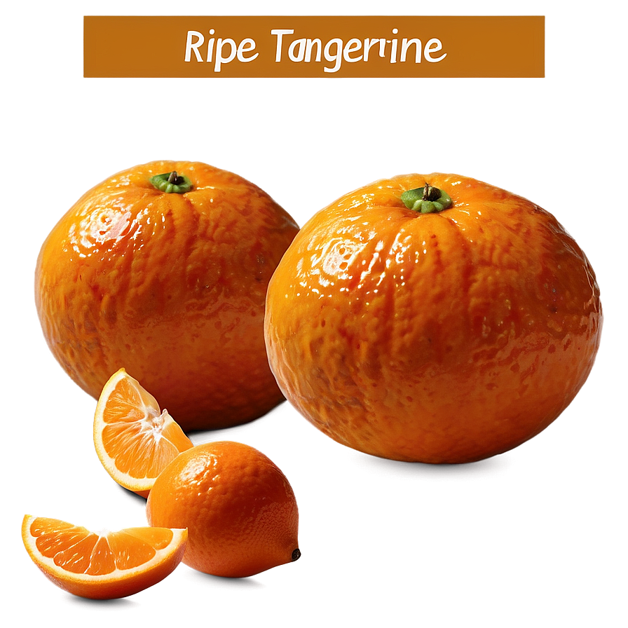 Ripe Tangerine Png 06122024 PNG Image