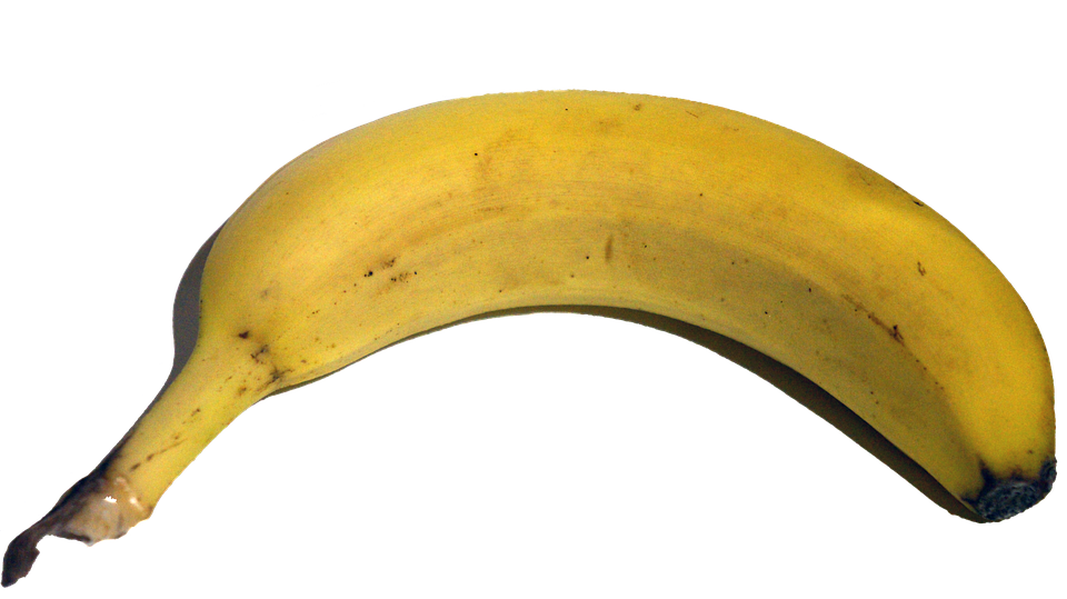 Ripe Yellow Banana Isolated PNG Image