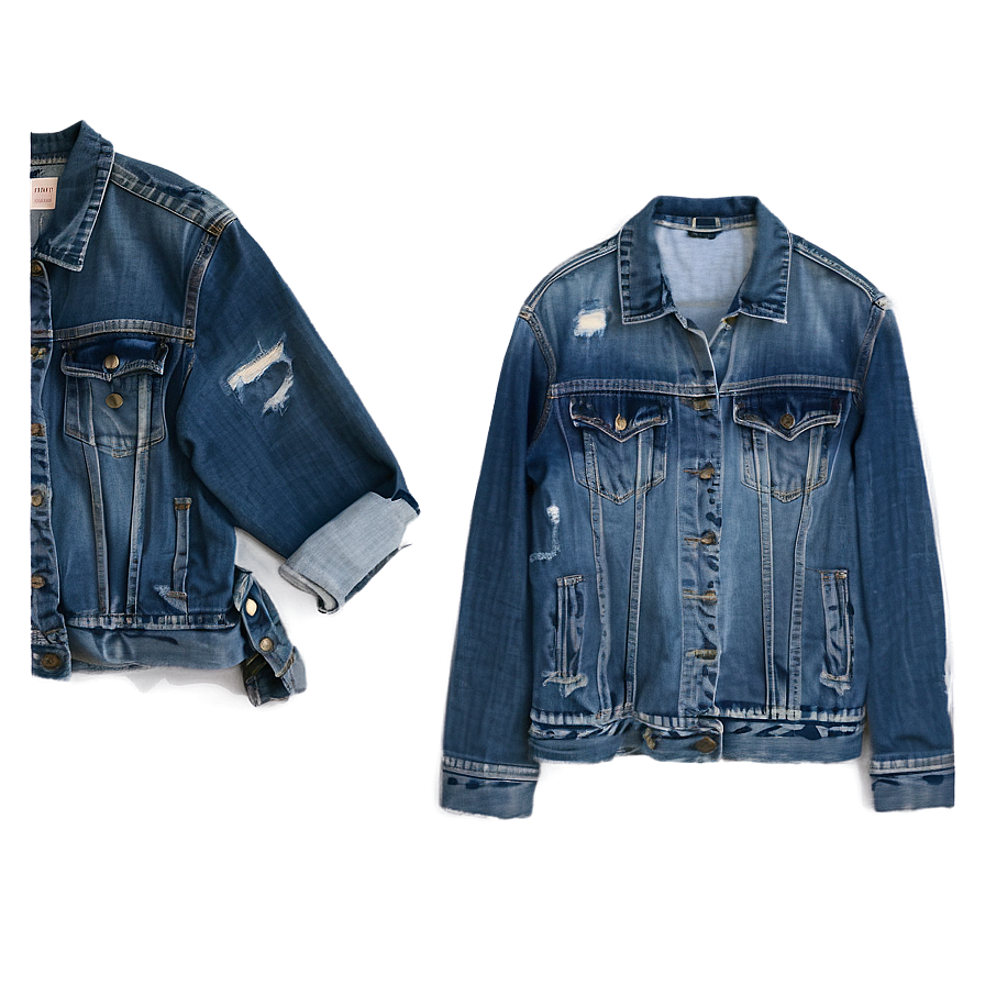 Ripped Jean Jacket Png Ano17 PNG Image