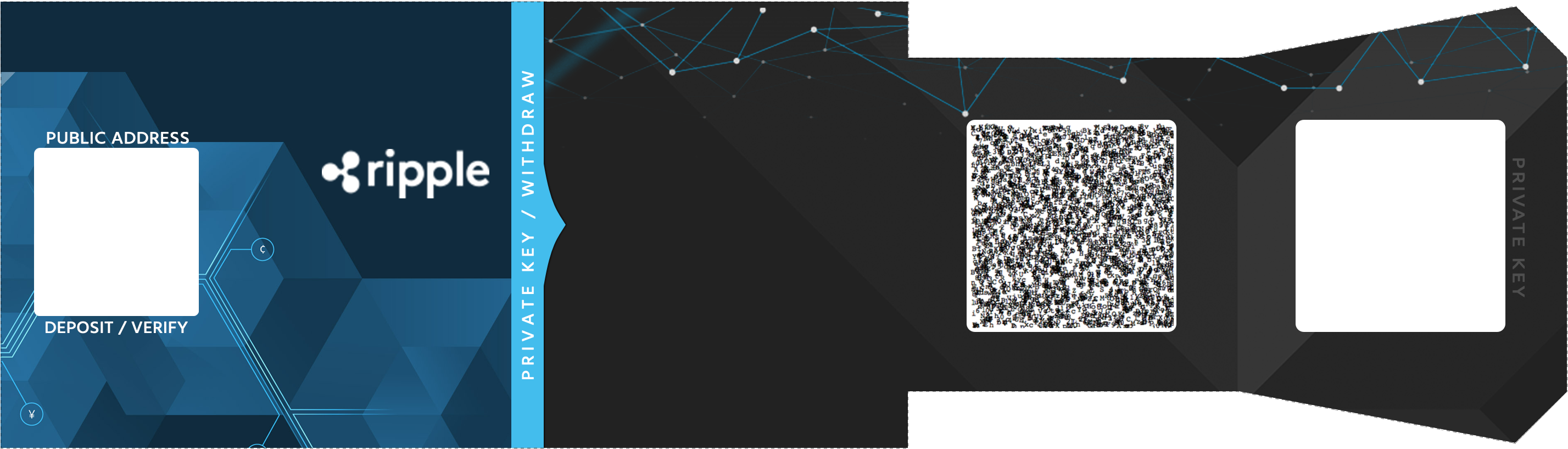 Ripple Cryptocurrency Wallet Design PNG Image