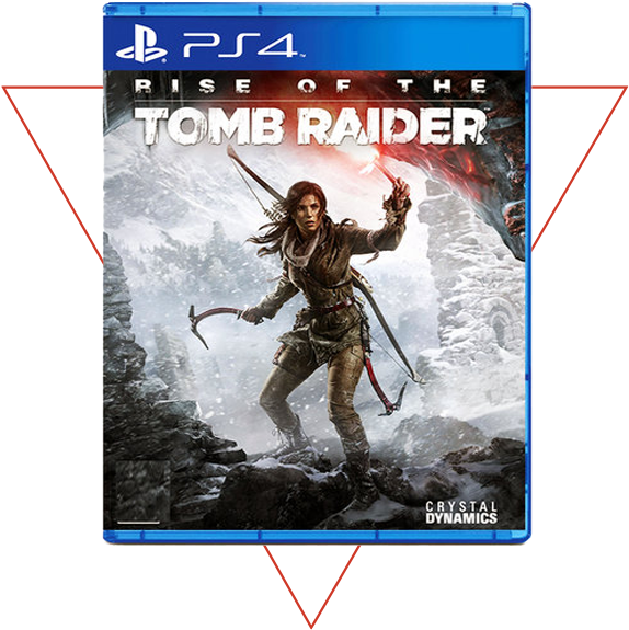 Riseofthe Tomb Raider P S4 Cover Art PNG Image