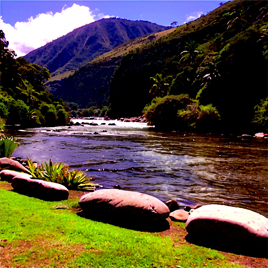 Riverside Picnic Spot Png Buc PNG Image