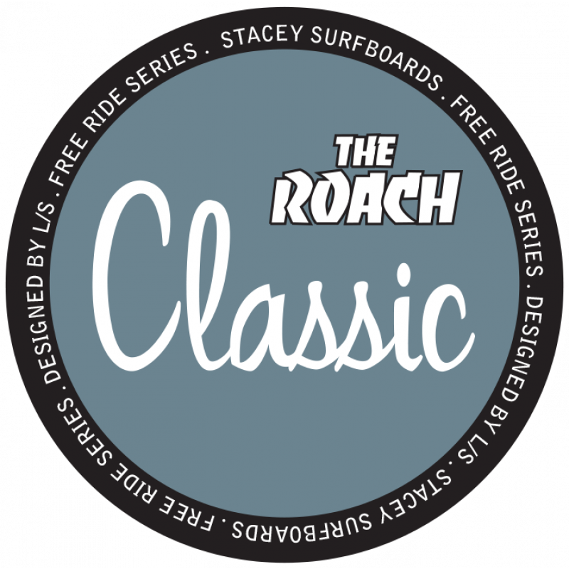 Roach Classic Surfboard Logo PNG Image