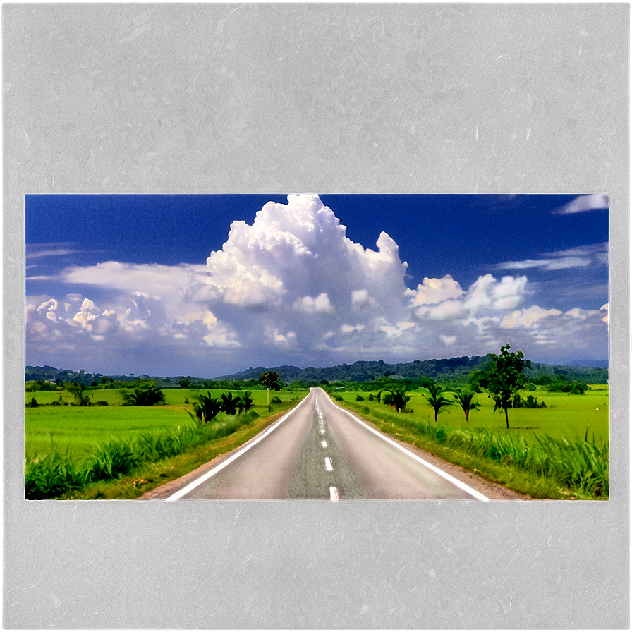 Road In Countryside Png Ppd PNG Image