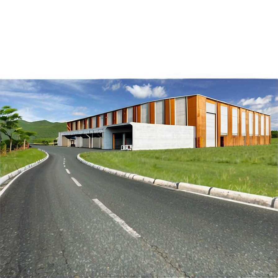 Road In Industrial Area Png Mpm75 PNG Image