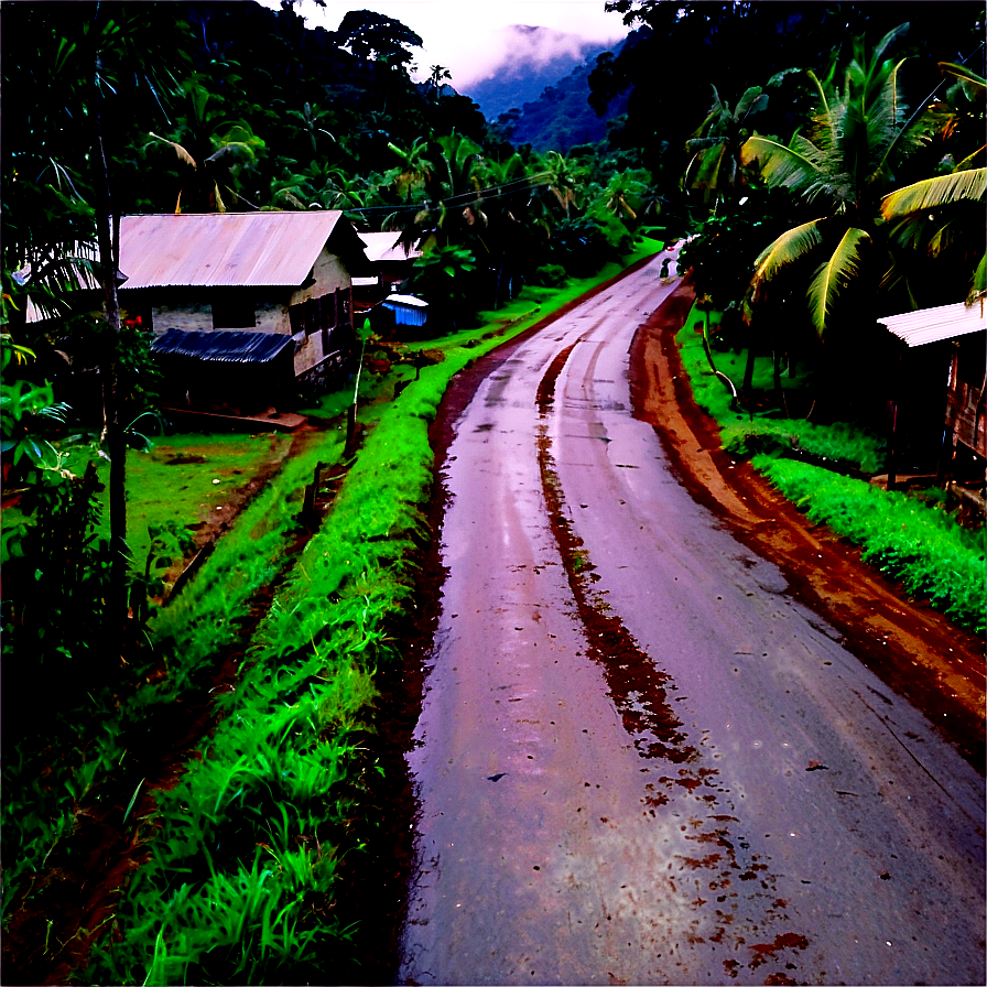 Road In Village Png Flm PNG Image