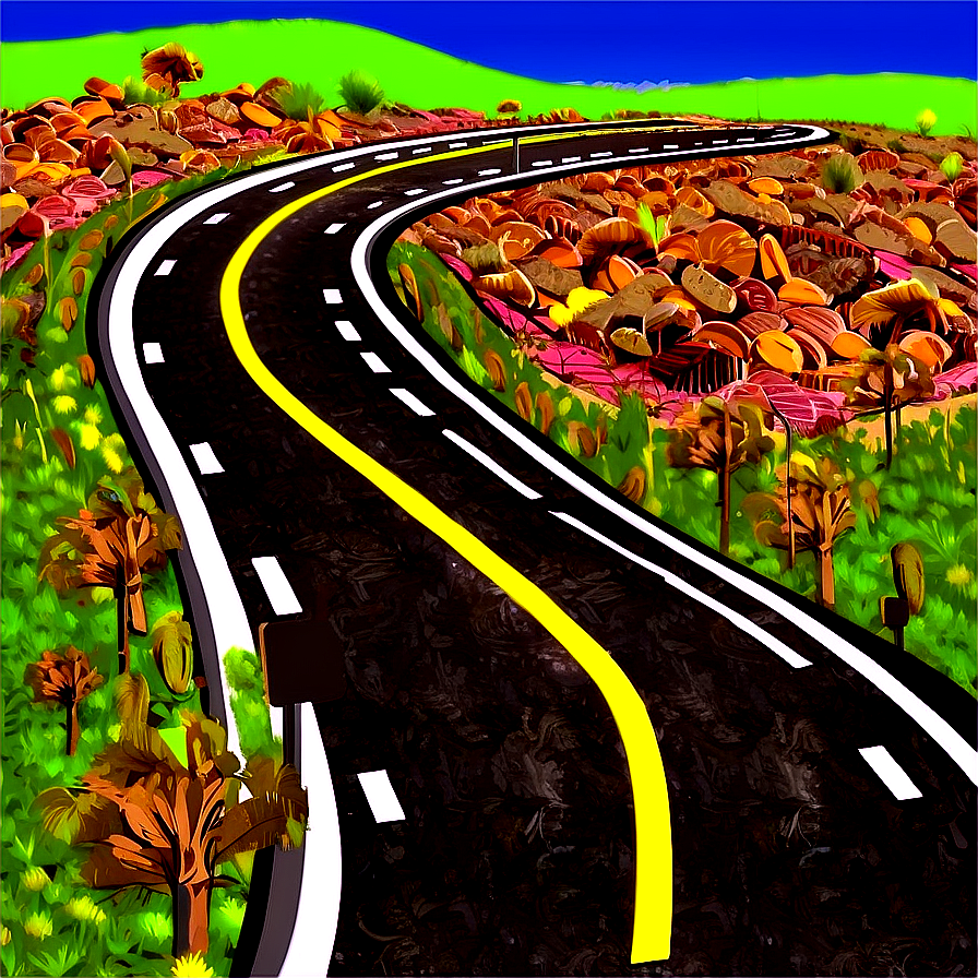 Road Map Drawing Png Bei73 PNG Image