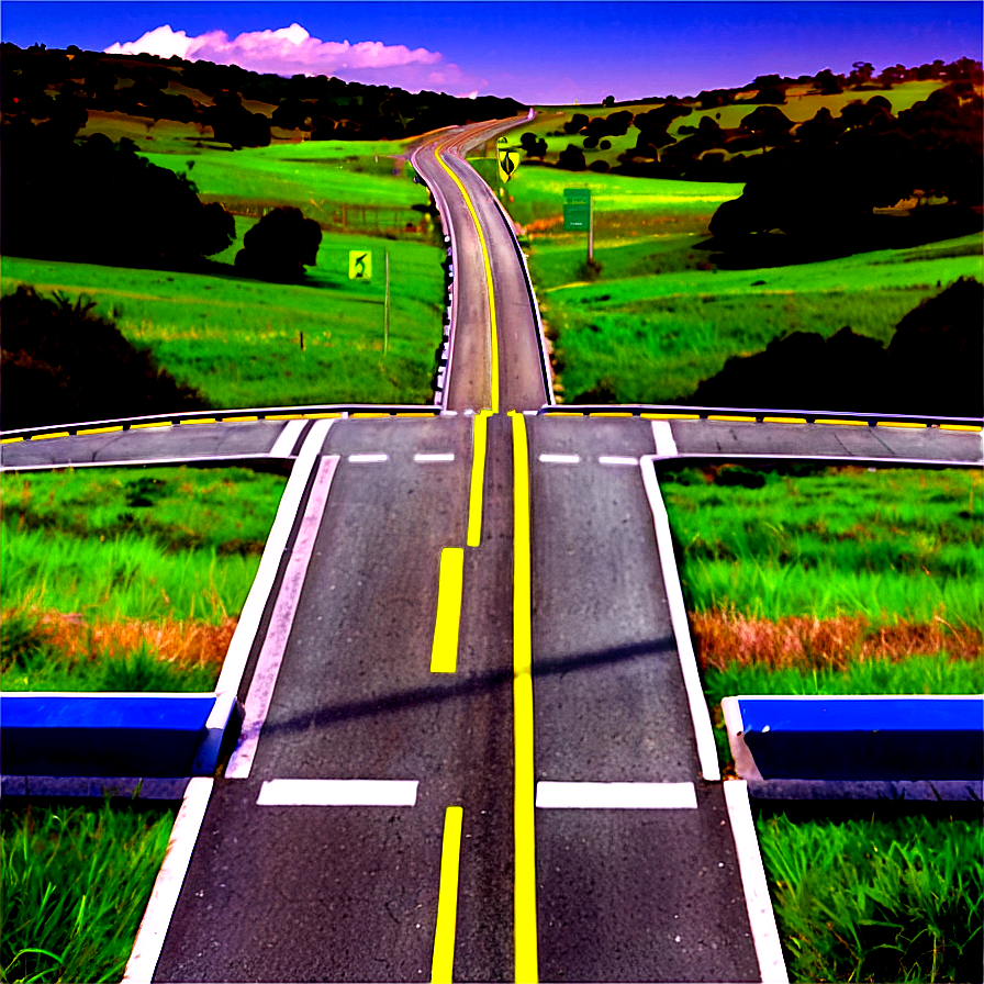 Road Map With Highlights Png Hhw56 PNG Image