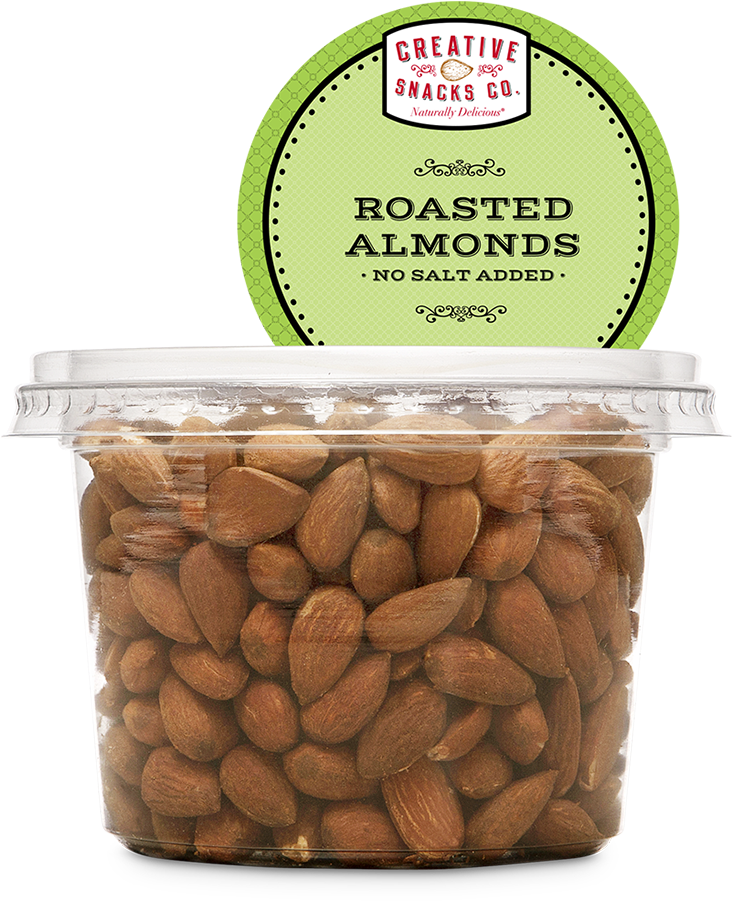 Roasted Almonds Packaging PNG Image