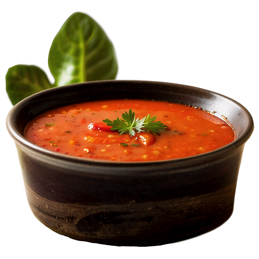 Roasted Pepper Soup Png 05242024 PNG Image