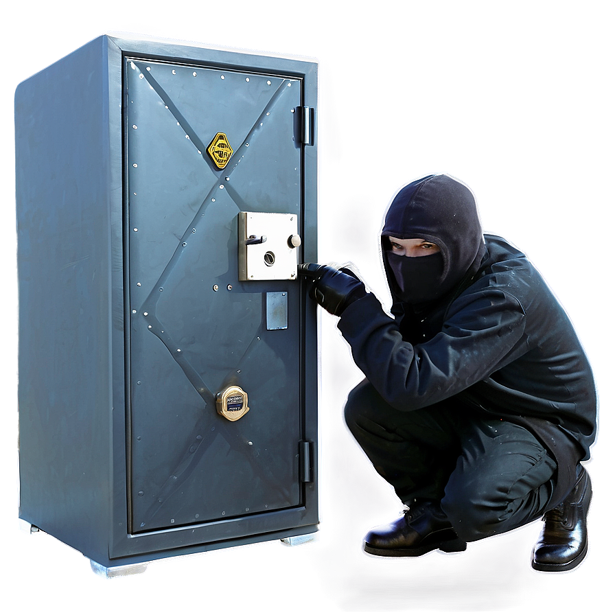 Robber And Safe Png Oij87 PNG Image