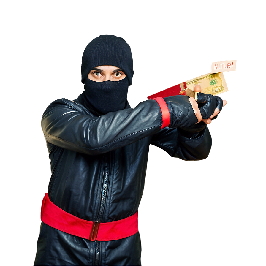 Robber Holding Loot Png 73 PNG Image