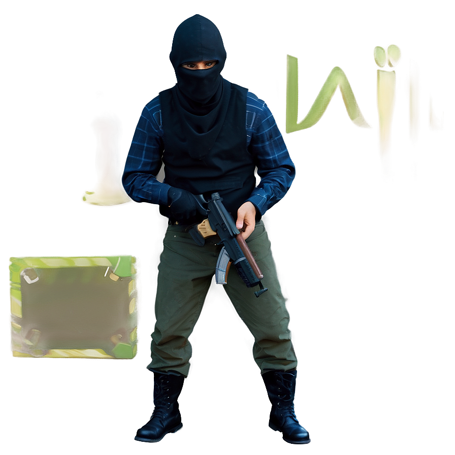 Robber Holding Loot Png Xkv44 PNG Image