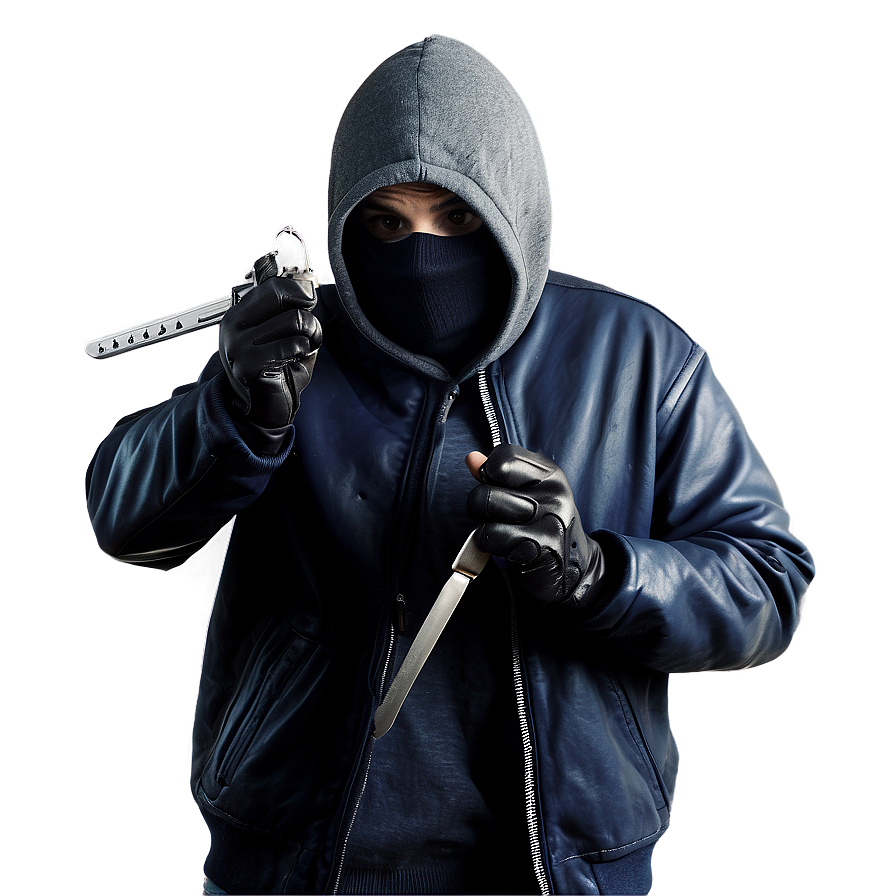 Robber With Lock Pick Png Qex PNG Image