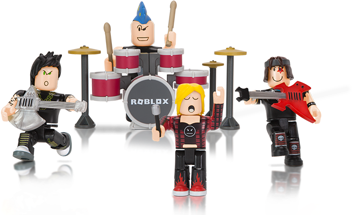 Roblox Band Figurines Set PNG Image