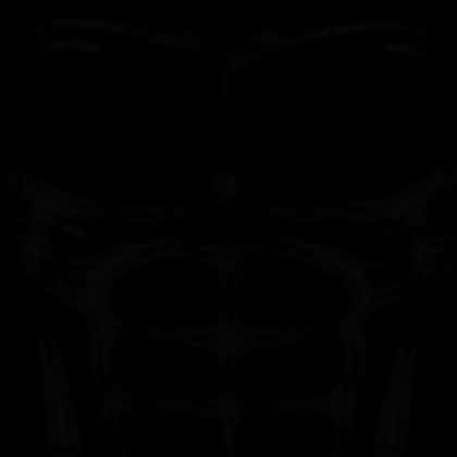 Roblox Black Muscle T Shirt Design PNG Image