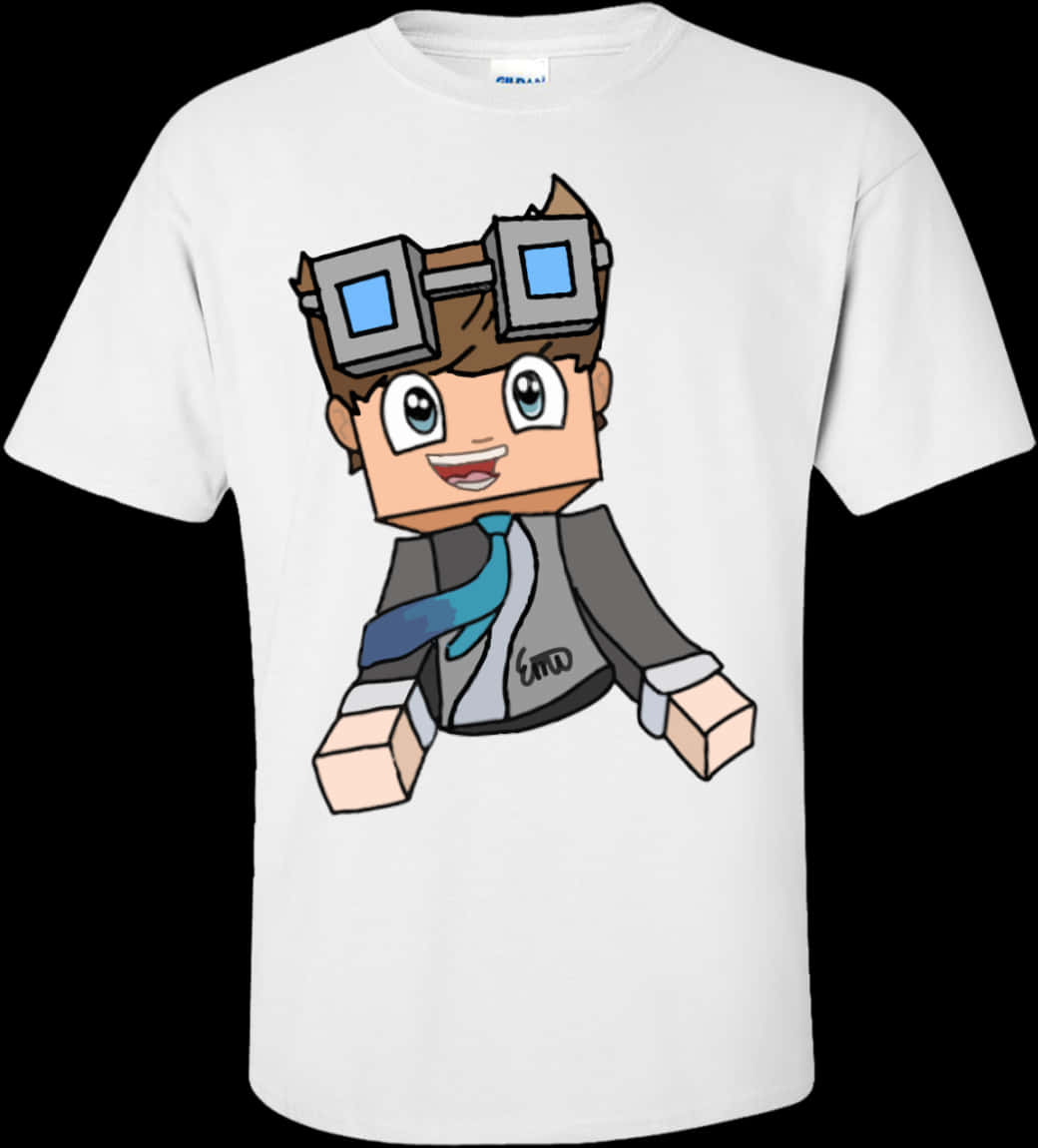 Roblox Character T Shirt Design PNG Image