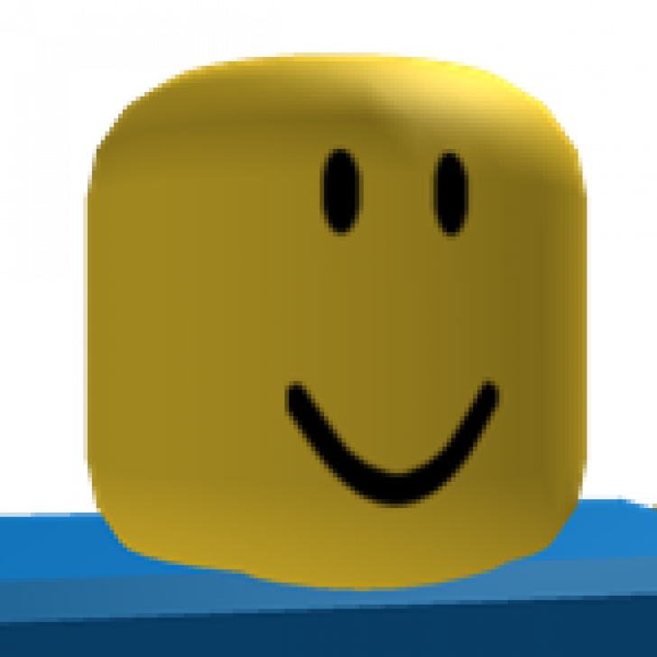 Roblox Classic Smile Avatar Head PNG Image