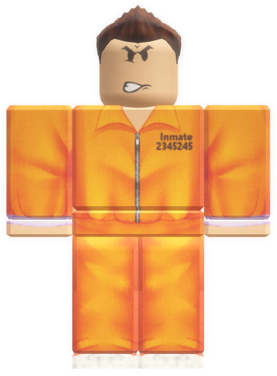 Roblox Inmate Figure PNG Image