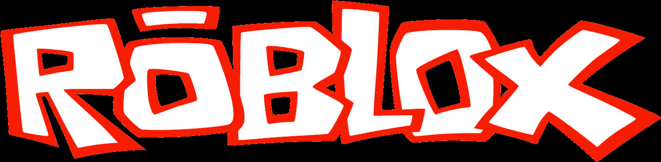 Roblox Logo Redand White PNG Image