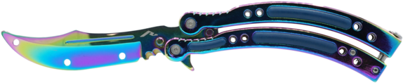 Roblox Rainbow Knife Asset PNG Image