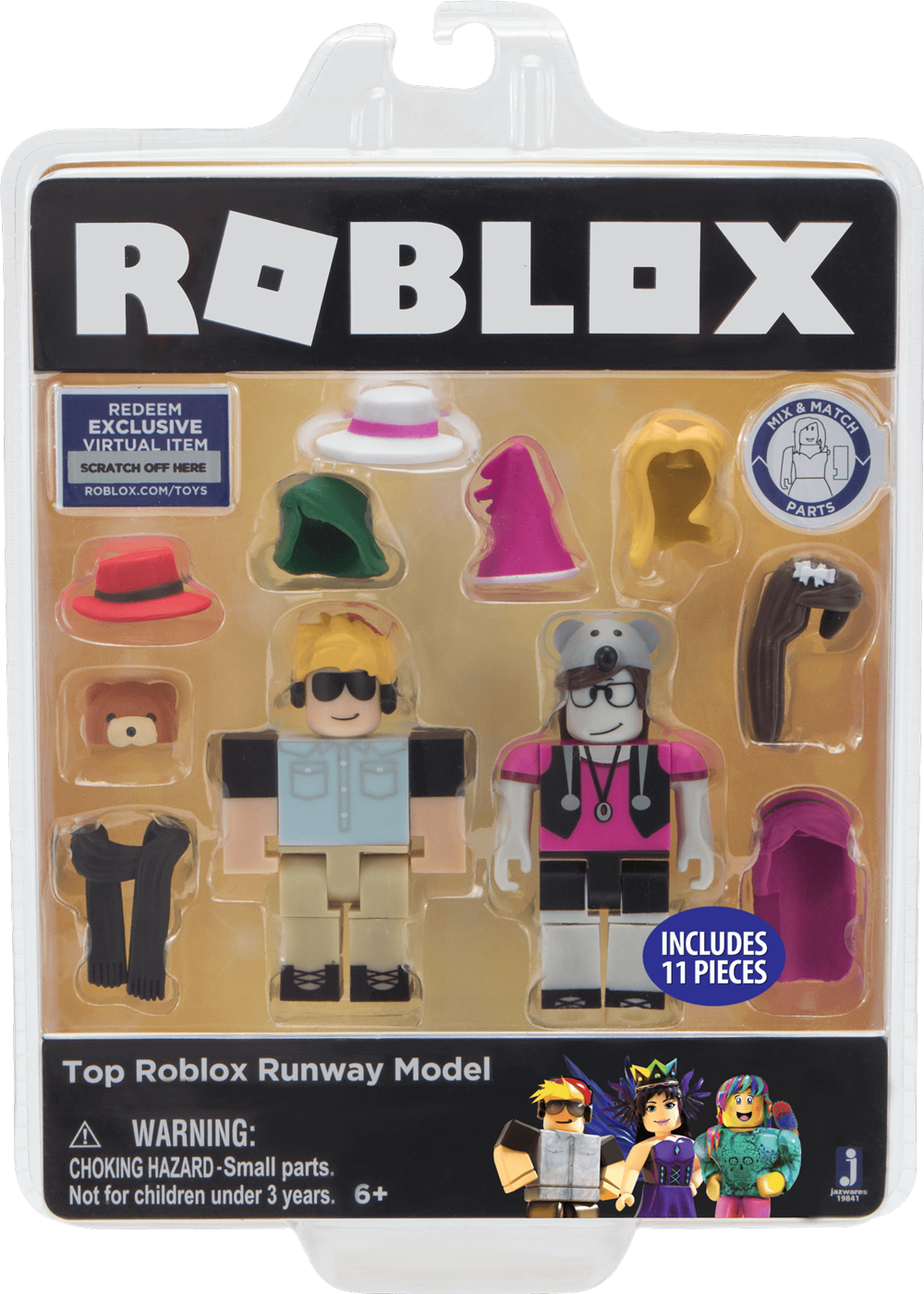 Roblox Top Runway Model Toy Pack PNG Image