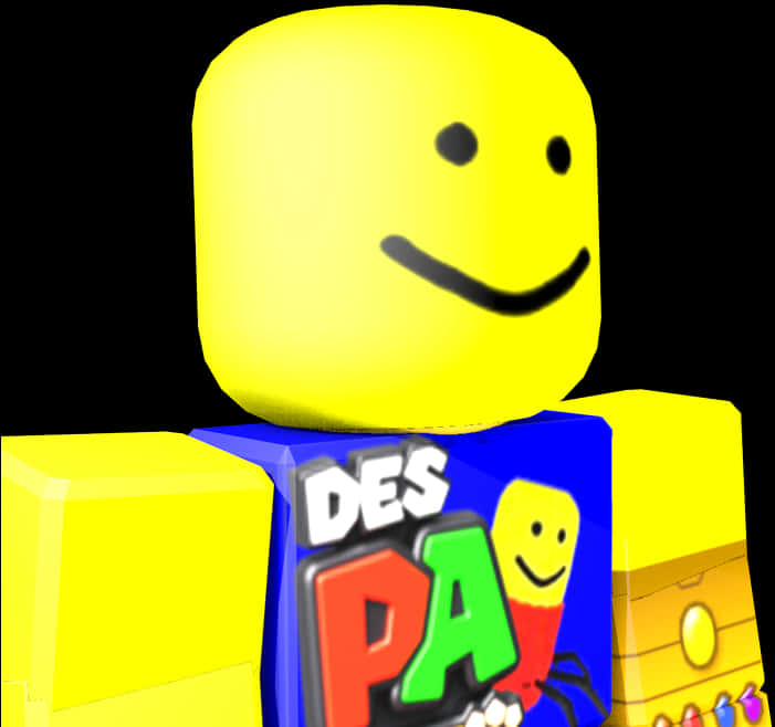 Roblox Yellow Smiley Face PNG Image