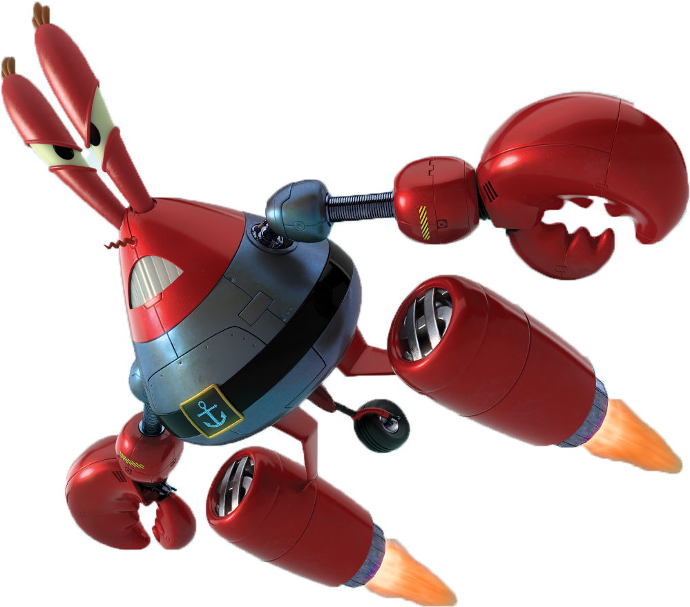 Robot Crab Hybrid Character PNG Image