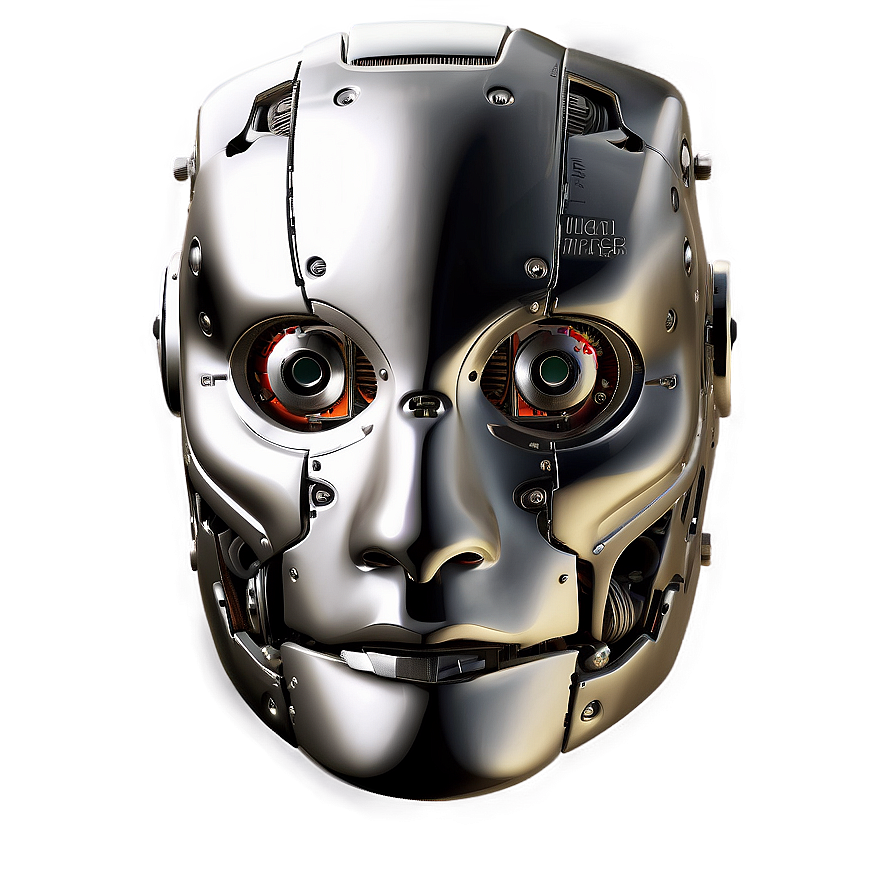 Robot Face Mask Png Bpo58 PNG Image