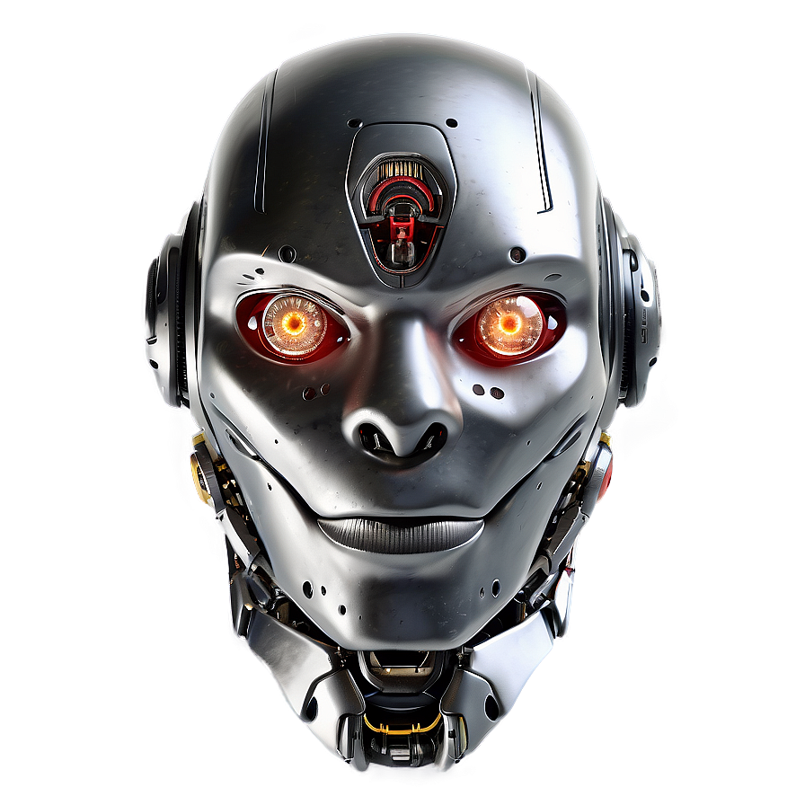 Robot Head Design Png 05242024 PNG Image