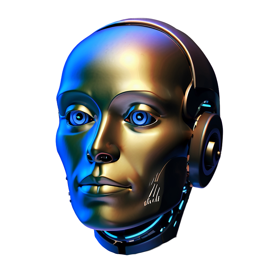 Robot Head Silhouette Png Xmf PNG Image