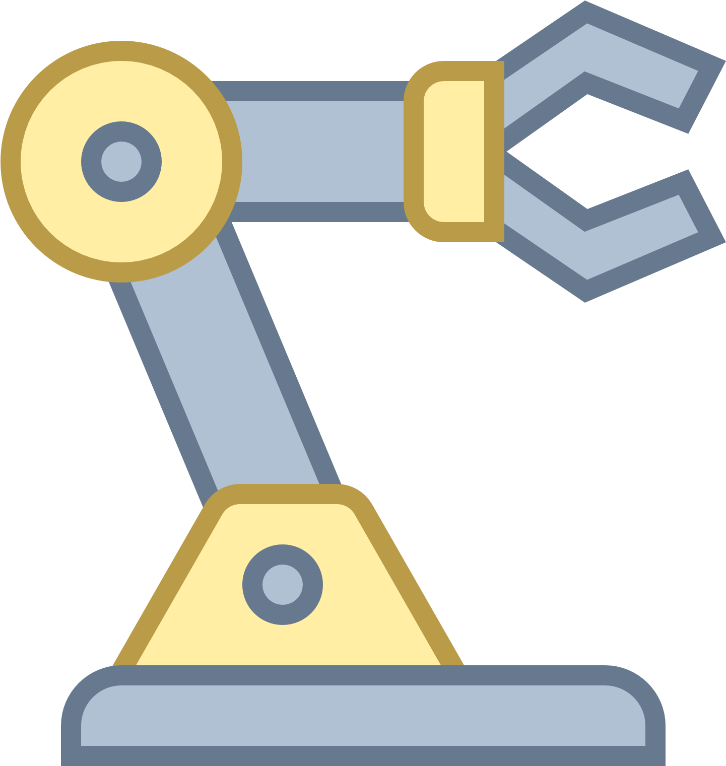 Robotic Arm Vector Illustration PNG Image