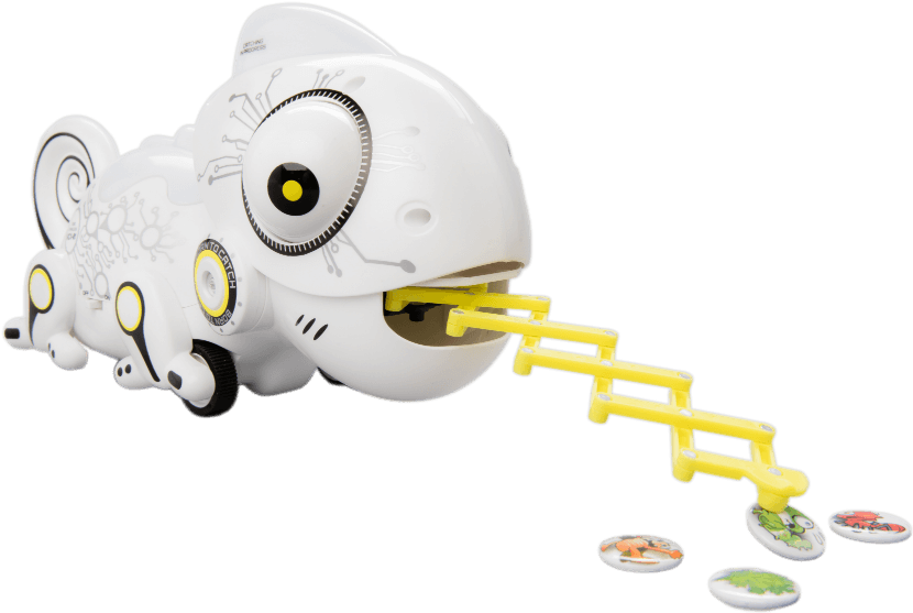 Robotic Chameleon Tongue Action PNG Image