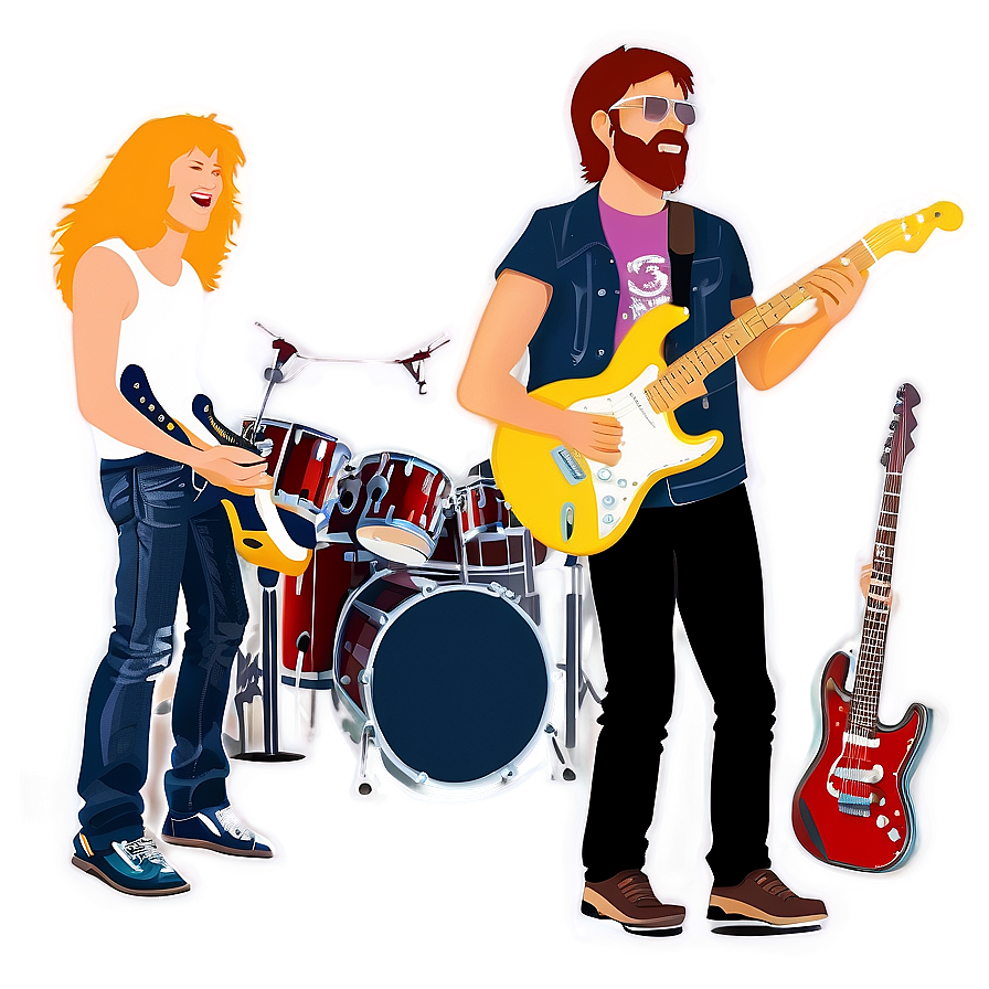 Rock Band Music Clipart Png Tmb54 PNG Image