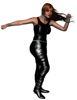 Rock Chic Dancingin Darkness PNG Image